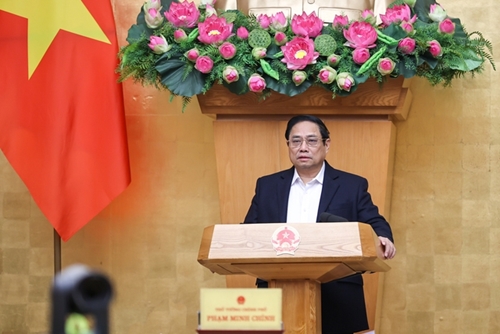 Thủ tướng Phạm Minh Chính chủ trì Phiên họp Chính phủ chuyên đề về xây dựng pháp luật tháng 1-2024 
